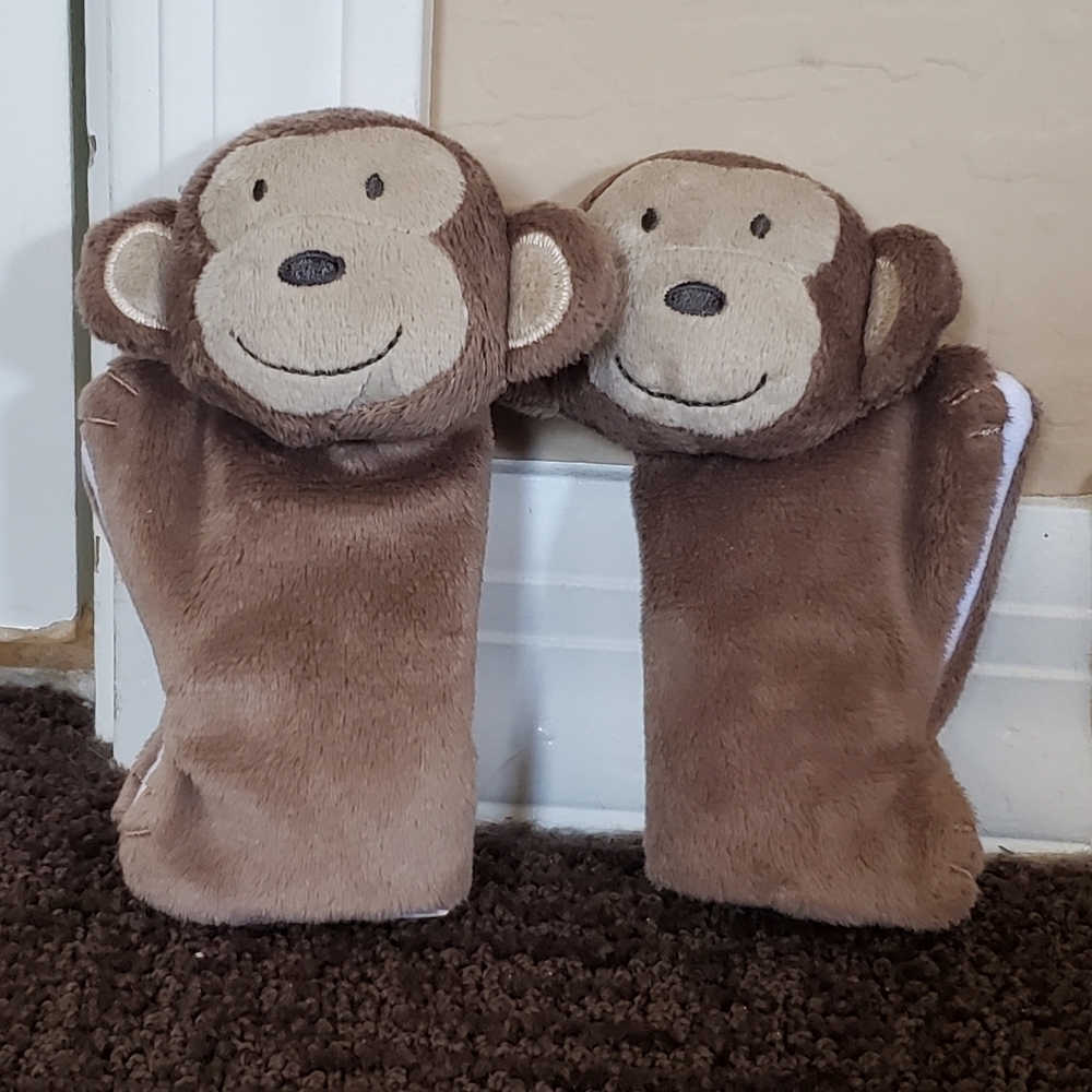 Monkey stroller strap covers